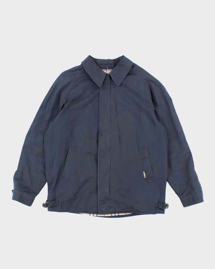 Vintage 2000's Burberry Nova-Check Harrington Jacket - L