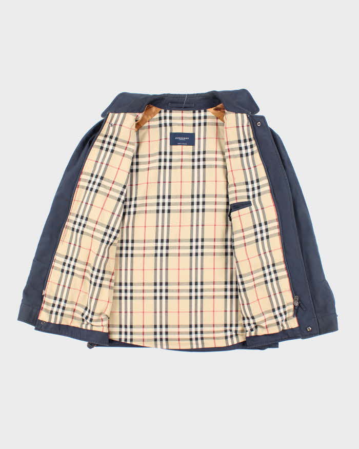 Vintage 2000's Burberry Nova-Check Harrington Jacket - L