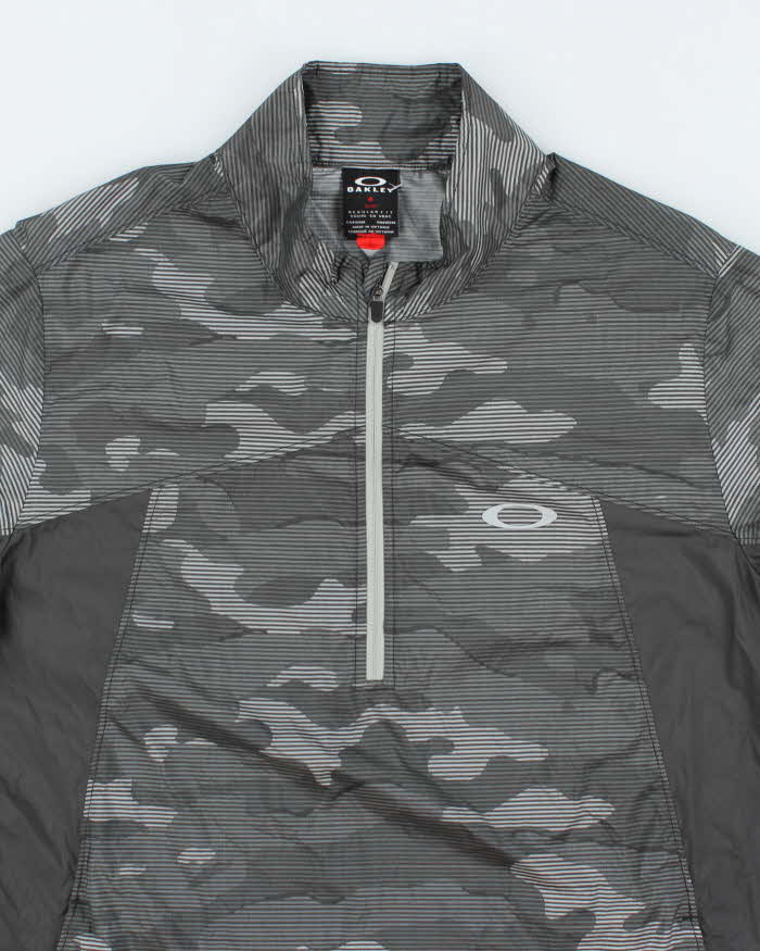 Vintage 2000's Oakley Patterned Windbreaker Jacket - M