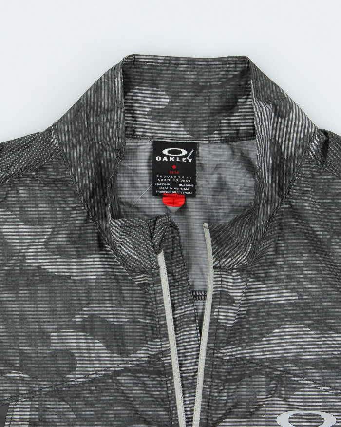 Vintage 2000's Oakley Patterned Windbreaker Jacket - M