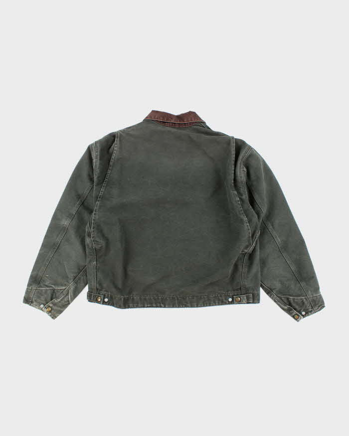 Vintage Carhartt Faded Green Lined Detroit Jacket - XL