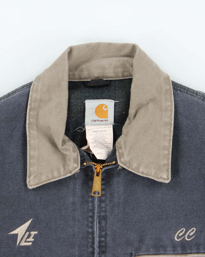 Vintage Carhartt Heavyweight Embroidered Workwear Jacket - XL