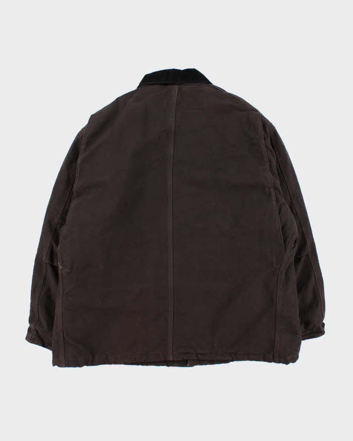 DSWT Carhartt C26 Brown Quilted Workwear Jacket -  XXL