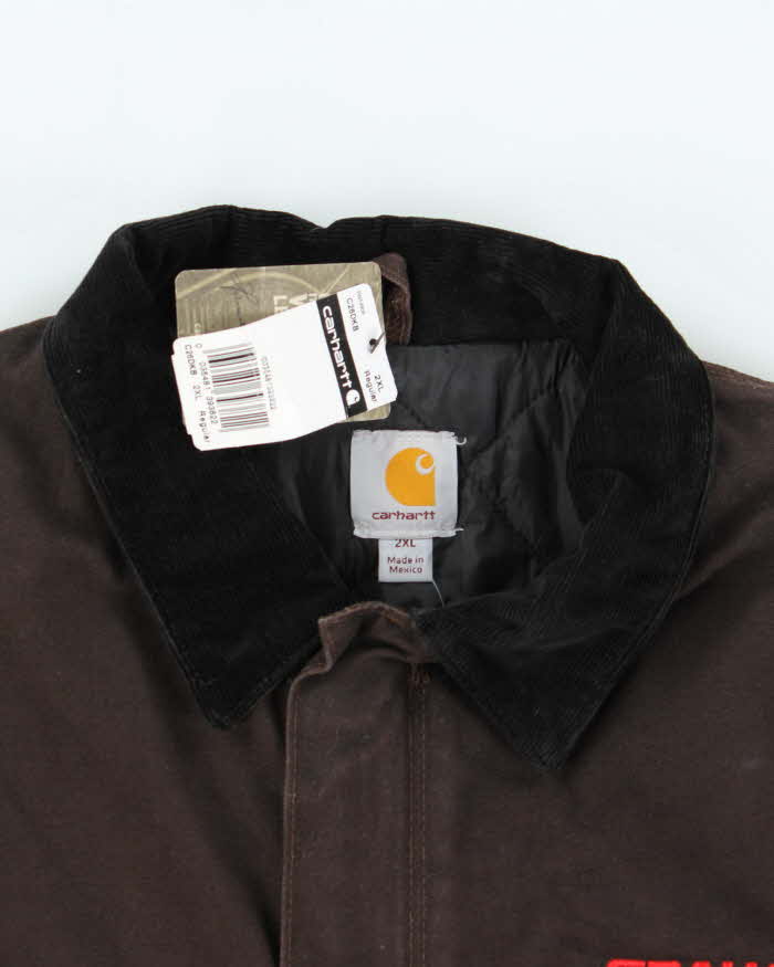 DSWT Carhartt C26 Brown Quilted Workwear Jacket -  XXL