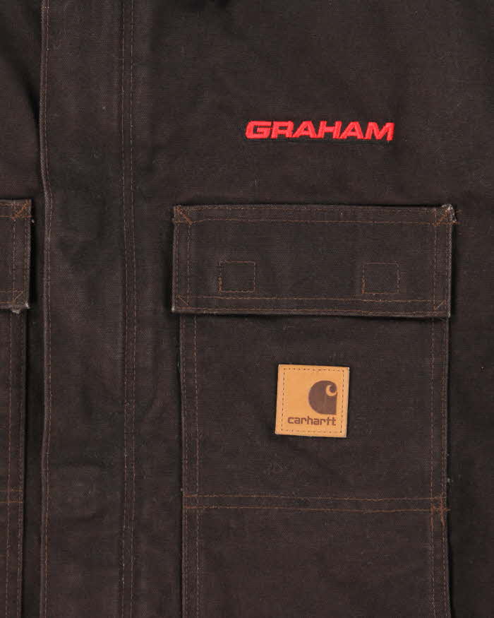 DSWT Carhartt C26 Brown Quilted Workwear Jacket -  XXL