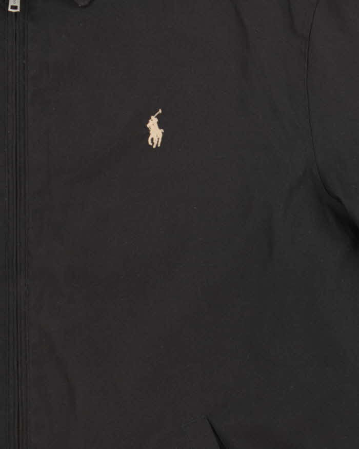 Vintage 00s Polo Ralph Lauren Black Harrington Jacket  - L