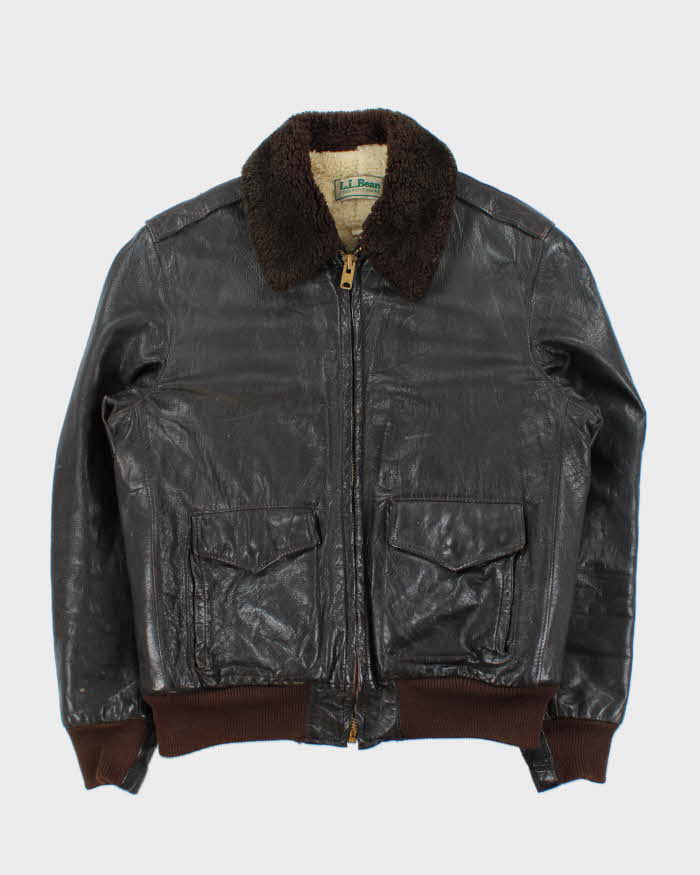 Vintage 90s G-1 Leather Flight Jacket vintage leather blouson