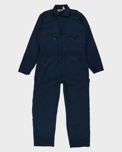 00s Dickies Blue Navy Workwear Coveralls / Overalls - 40L