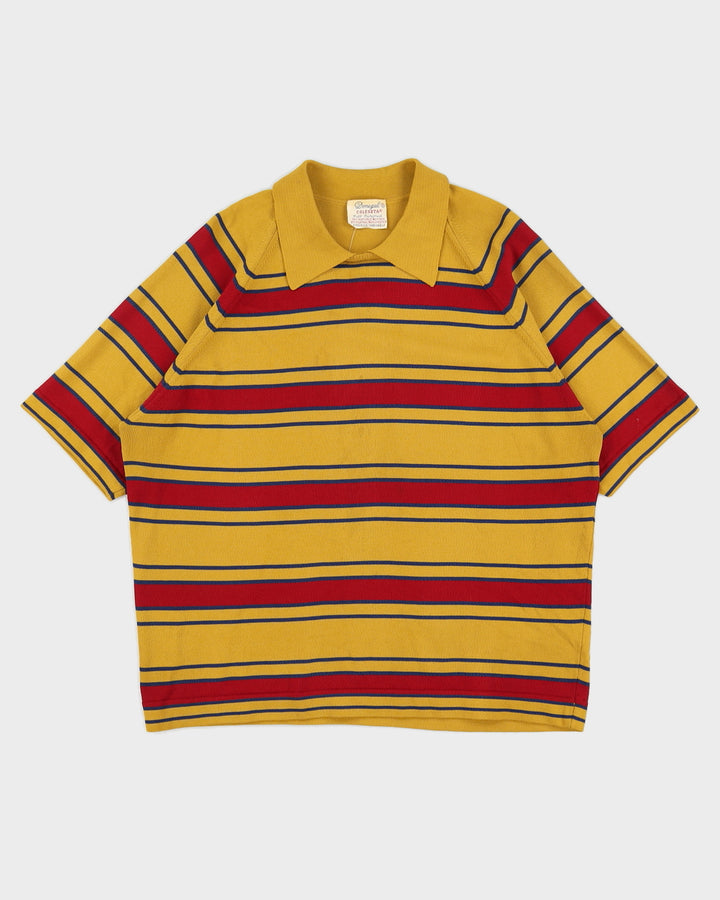 Vintage 70s Donegal Colesta Stripe Polo - XL