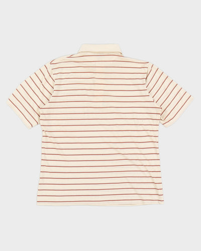 Striped Vintage Wolsey Polo Shirt - L