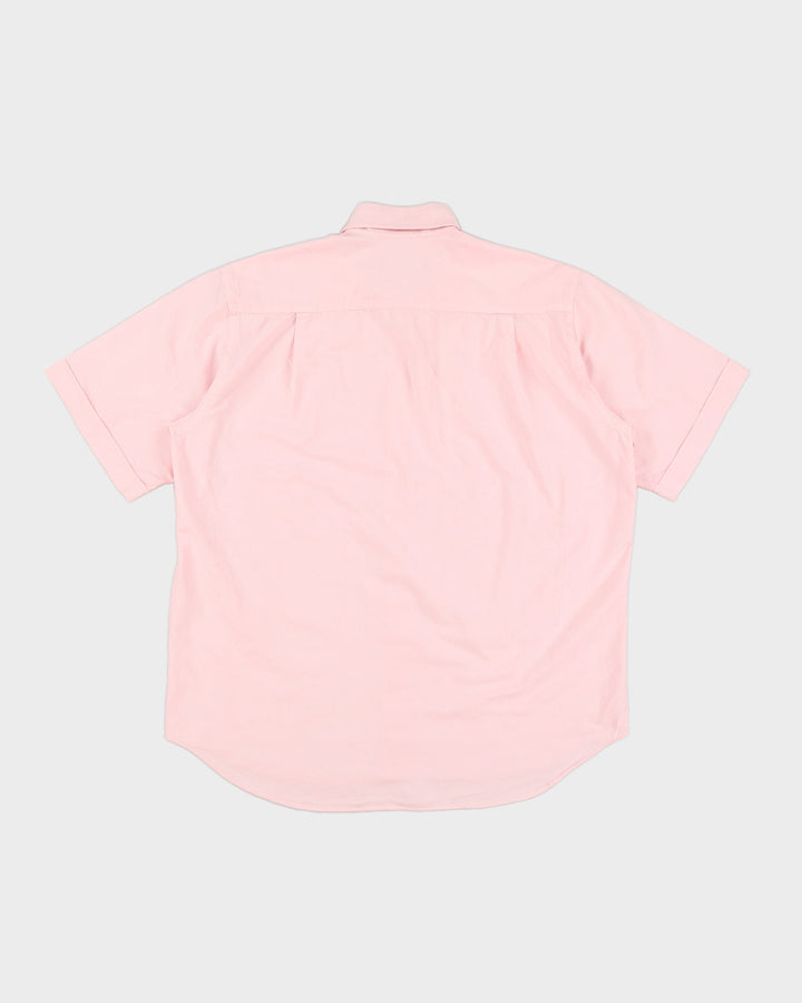 Burberry Pink Cotton Dress Shirt - 2XL