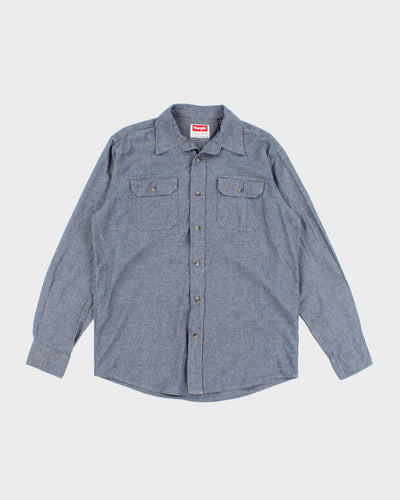Wrangler Oversize Blue Denim Shirt - M/L
