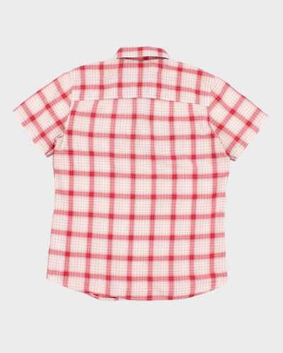 Mens Levi's Red Checked Button Up Shirt - XL