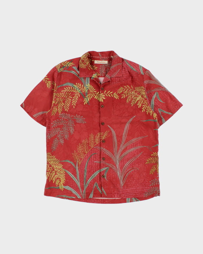 Chemise Southpole Premium Vintage Homme – Noire Brodée Rayée, Taille XL, Années 90/2000, Col Boutonné