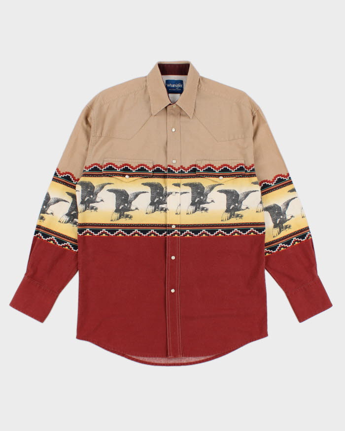 Vintage 90s Wrangler Western Shirt L – Rokit - Main Image