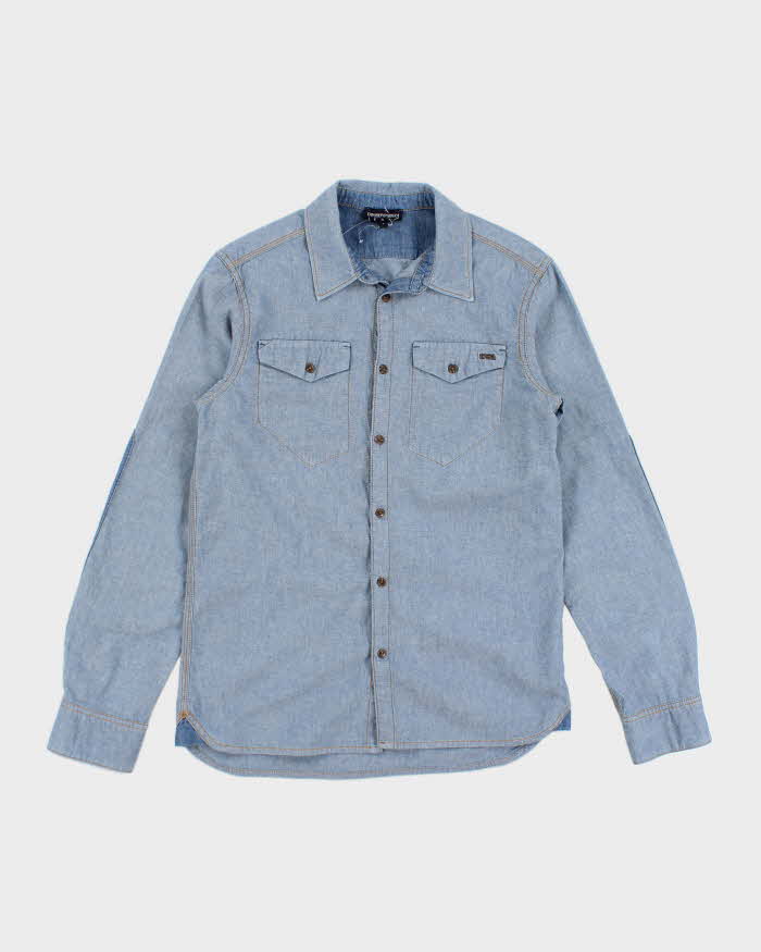 Emporio Armani Jeans Denim Long Sleeve Shirt S