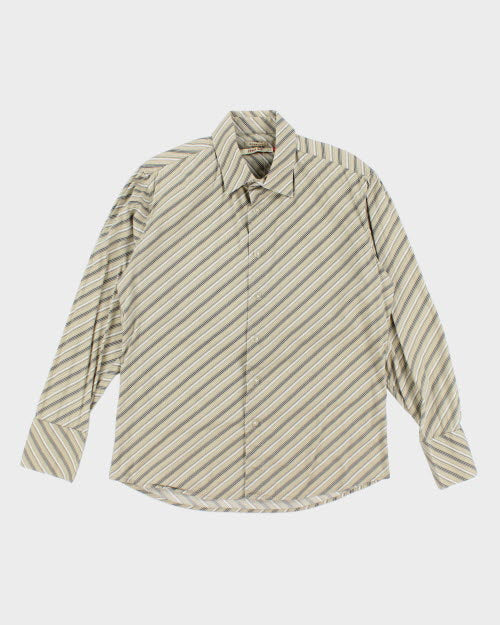 Y2k 00s Bongo Stripe Shirt - L