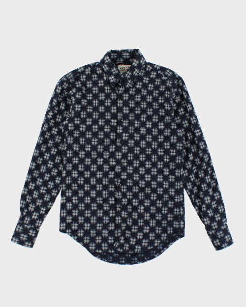 Vintage 90's Naked & Famous Patterned Corduroy Shirt - S