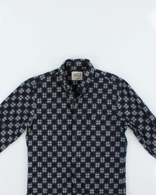 Vintage 90's Naked & Famous Patterned Corduroy Shirt - S
