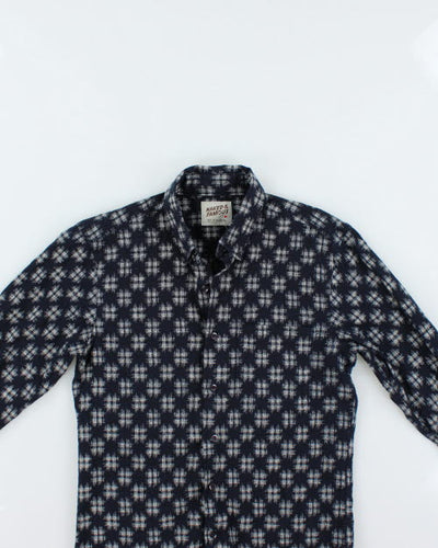 Vintage 90's Naked & Famous Patterned Corduroy Shirt - S
