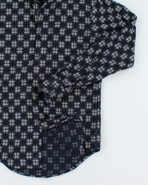Vintage 90's Naked & Famous Patterned Corduroy Shirt - S