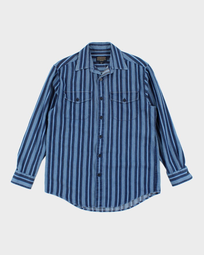 Men\u0027s Pendleton Wool Pendleton Checked PENDLETON S/S SHIRT 1990s Shirt Multi-coloured