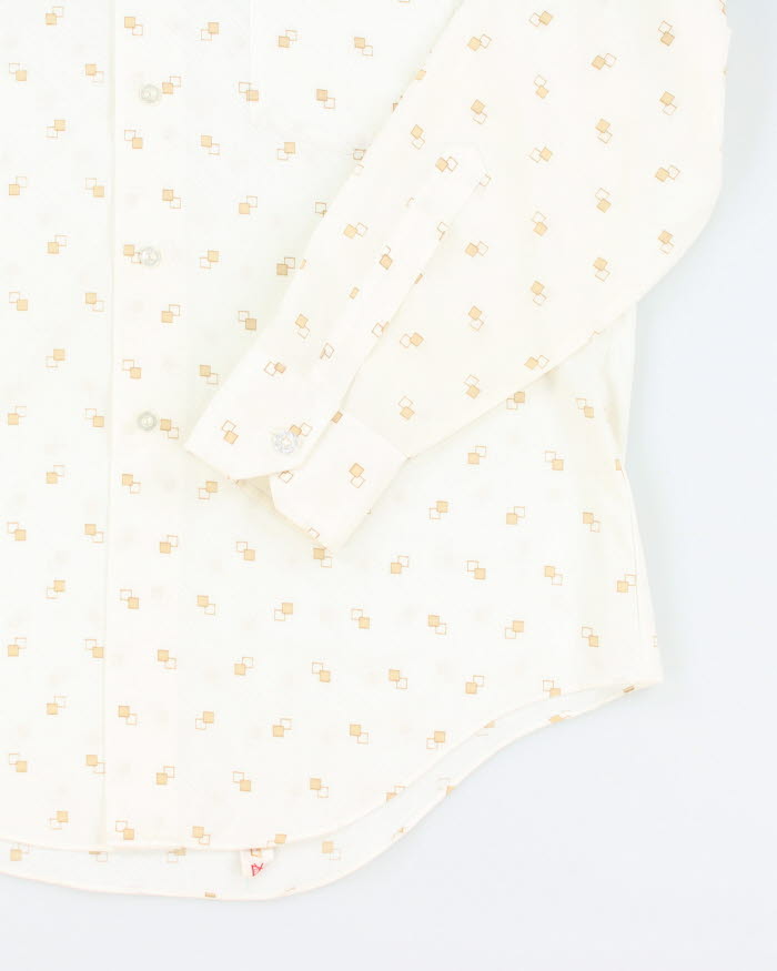 Vintage 70s Van Heusen Pattern Long Sleeve Shirt - S