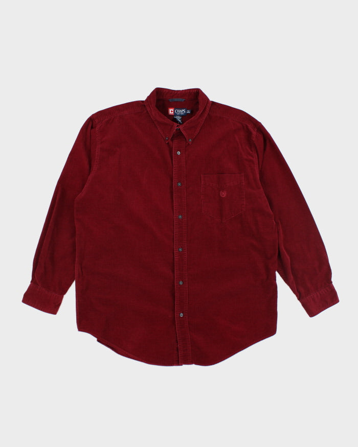 Vintage Chaps Ralph Lauren Oversized Corduroy Button Up Shirt - XL Rokit Vintage Chaps Ralph Lauren Oversized Corduroy Button Up Shirt - XL Rokit