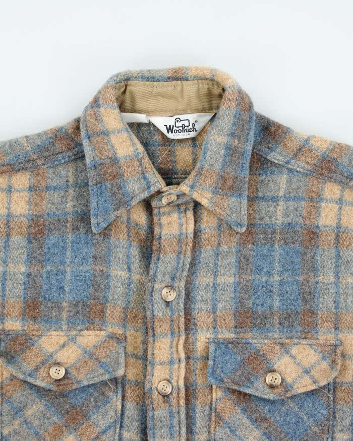 Vintage Woolrich Heavyweight Wool Button Up Shirt - M
