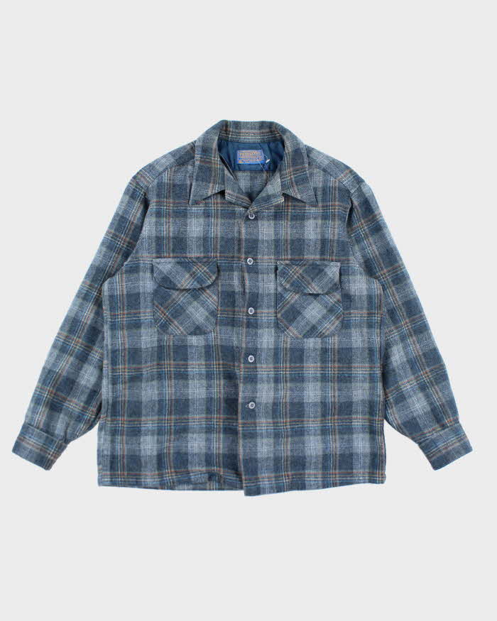 Vintage 70's Pendleton Wool Button Up Shirt - L