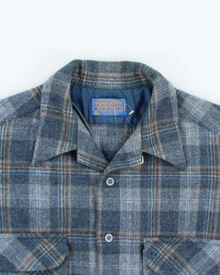 Vintage 70's Pendleton Wool Button Up Shirt - L
