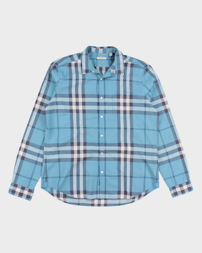 Vintage Y2K Burberry Brit Button Up Shirt XL Rokit