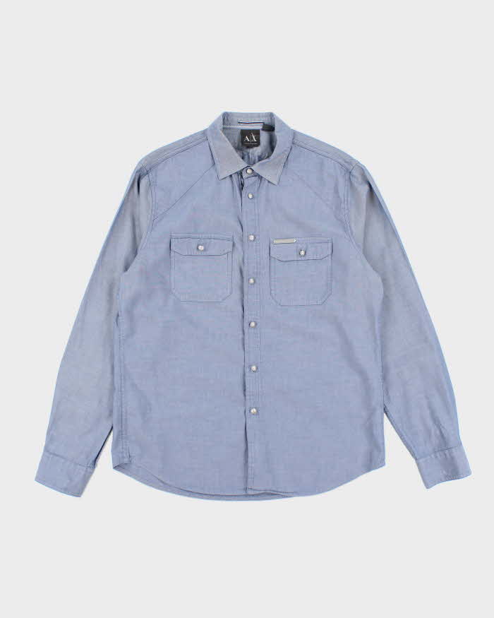 Vintage Y2k 00s Armani Exchange Long Sleeve Shirt - M – Rokit