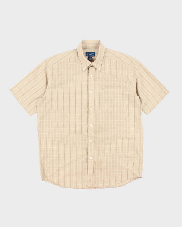 Vintage Arnold Palmer Checked Short Sleeve Shirt - XL