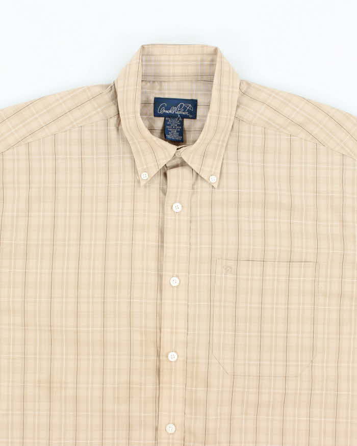 Vintage Arnold Palmer Checked Short Sleeve Shirt - XL