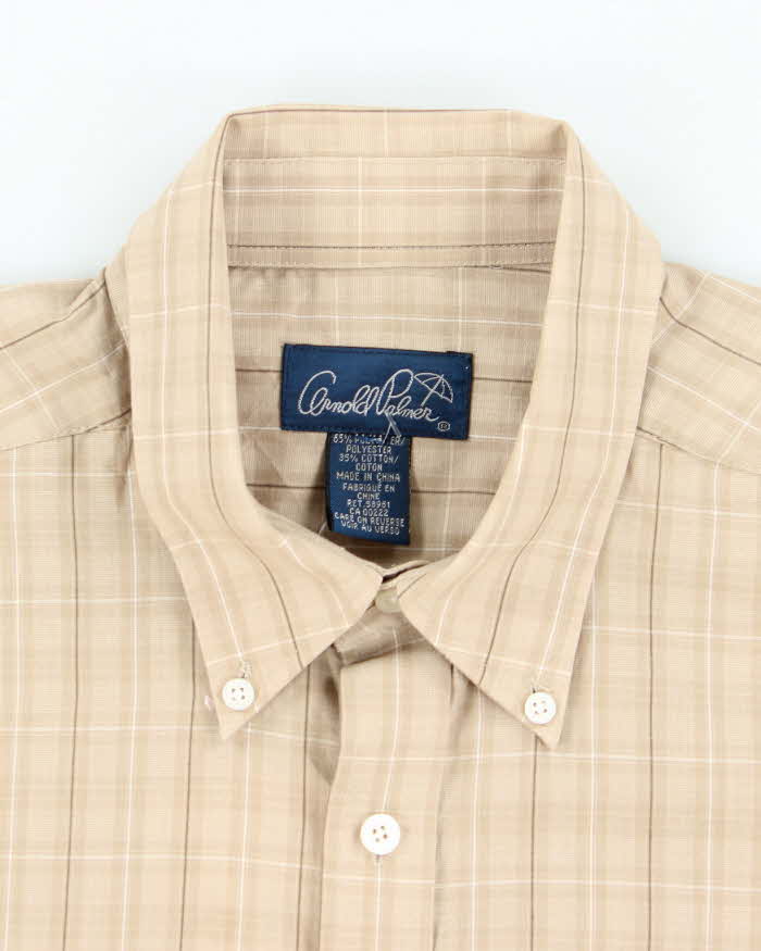 Vintage Arnold Palmer Checked Short Sleeve Shirt - XL