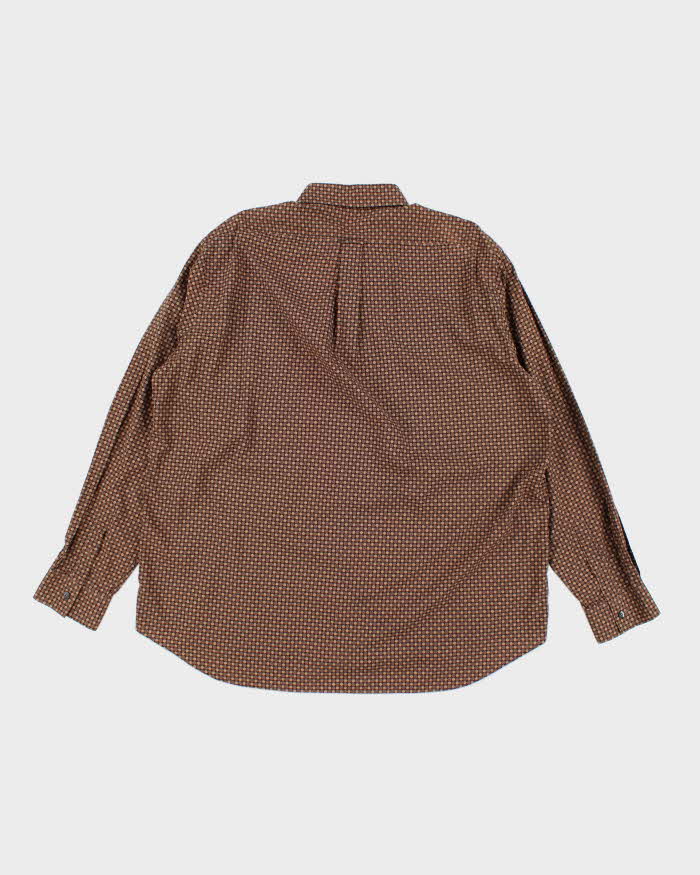 Vintage Burberry Pattern Long Sleeve Shirt - XXL