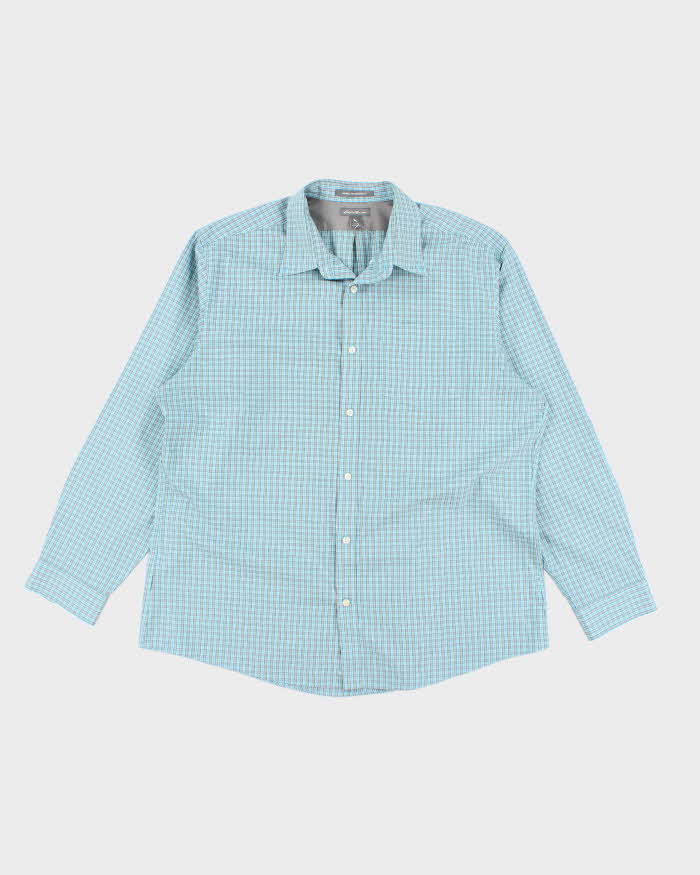 Vintage Eddie Bauer Checked Long Sleeve Shirt - XL