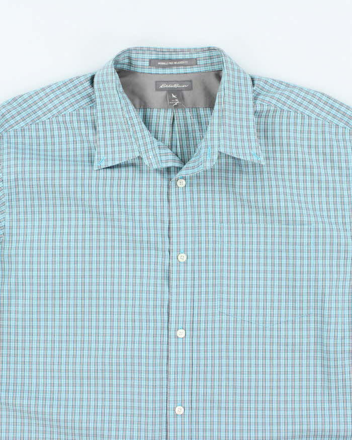Vintage Eddie Bauer Checked Long Sleeve Shirt - XL