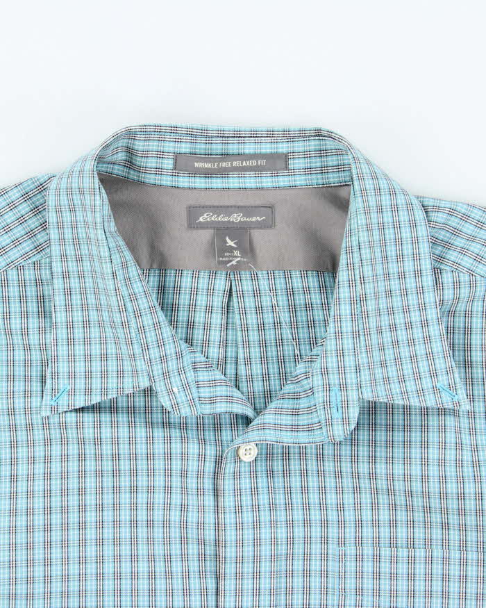 Vintage Eddie Bauer Checked Long Sleeve Shirt - XL