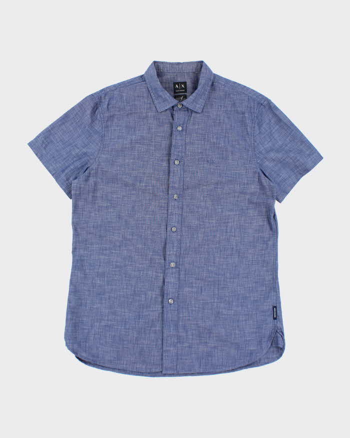 Vintage Armani Exchange Small Logo Short-sleeved Shirt - L