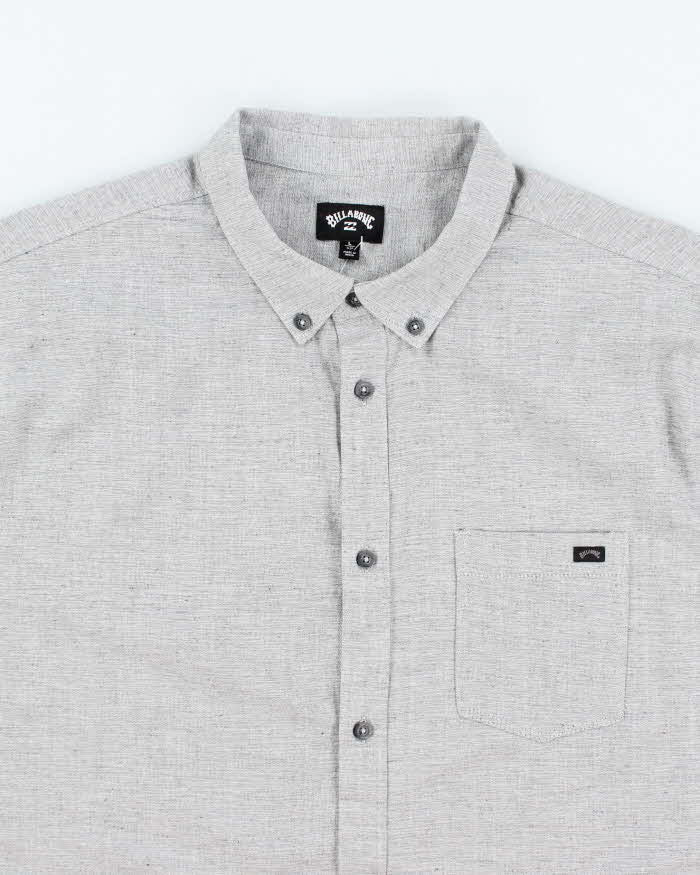 Vintage Billabong Plain Short Sleeve Shirt - L