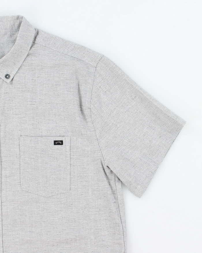 Vintage Billabong Plain Short Sleeve Shirt - L