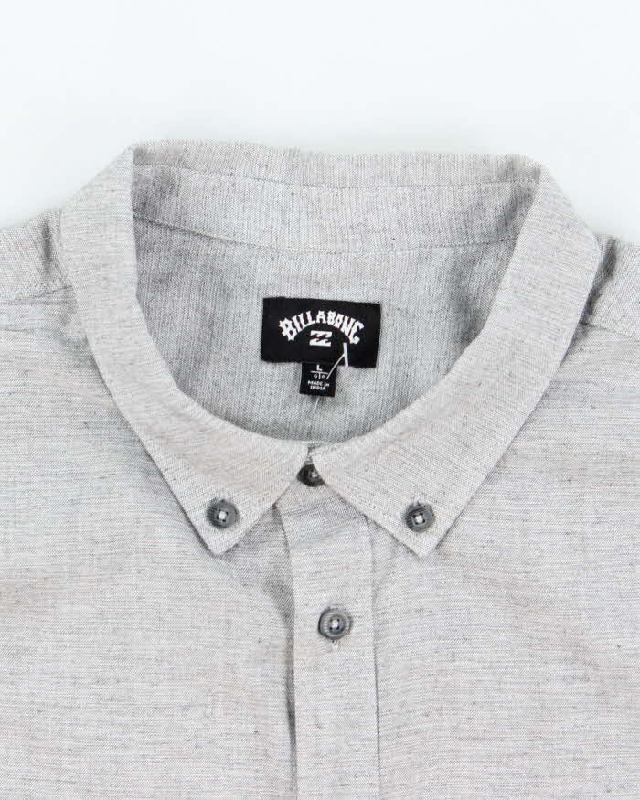 Vintage Billabong Plain Short Sleeve Shirt - L