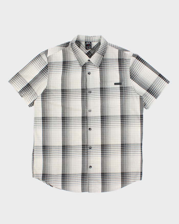 Vintage 2000's Oakley Checked Short Sleeve Shirt - L