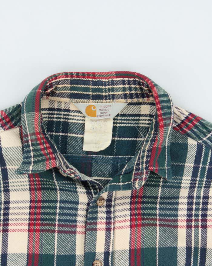 Vintage 90s Carhartt Flannel Shirt - L