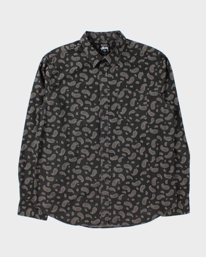 Vintage Stussy Paisley Pattern Shirt L - Main Image