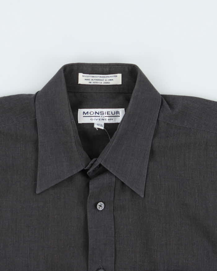 Vintage 90s Givenchy Monsieur Long Sleeve Button Down Shirt - M