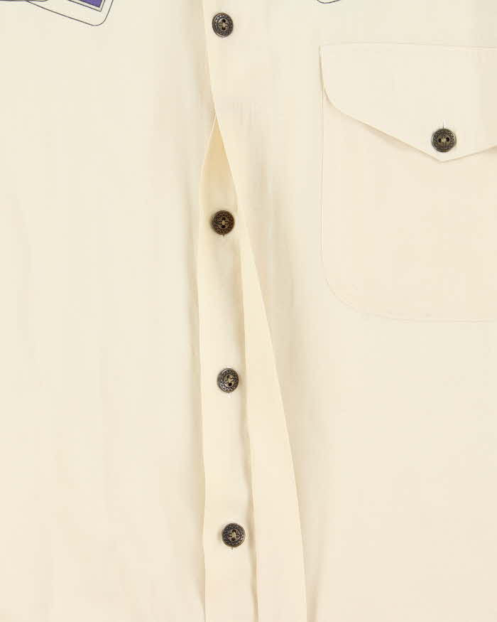 Vintage 1970s Steel Western Graphic Shirt - M