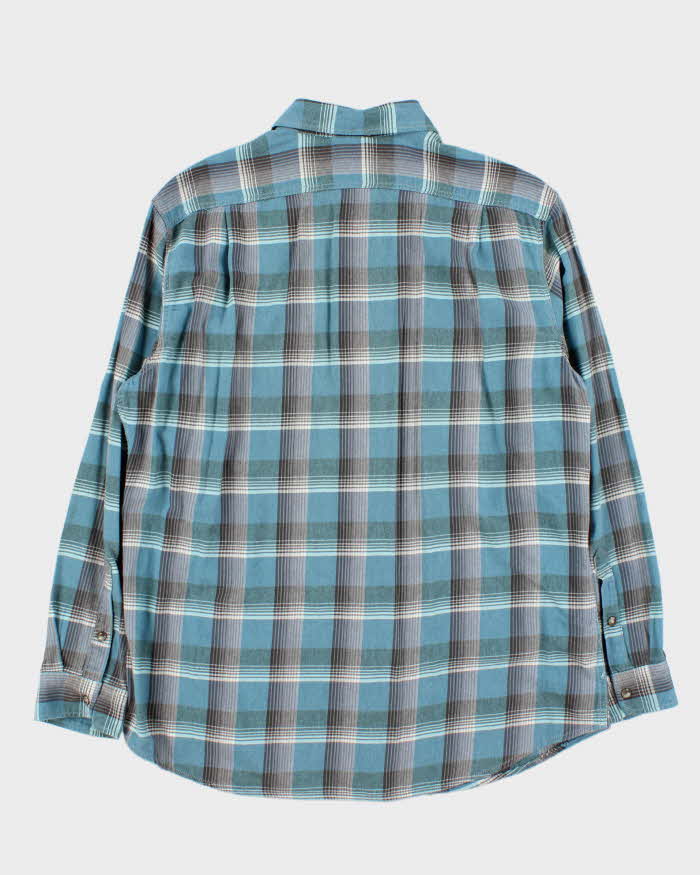 Vintage Eddie Bauer Long Sleeve Western Style Flannel Shirt - L